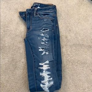 Low waisted American eagle jeans size two